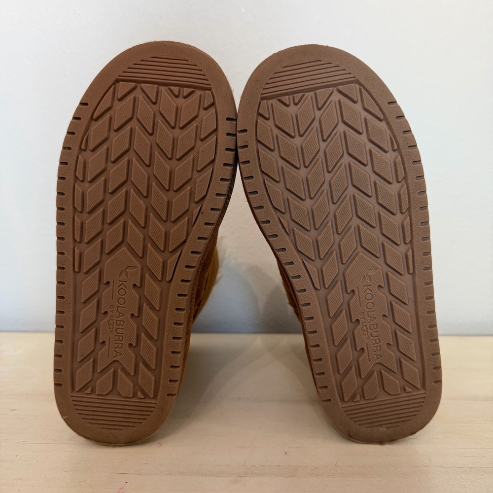 Koolaburra By Ugg Brown Suede Aribel Short Zipper Boots - Picture 7 of 8